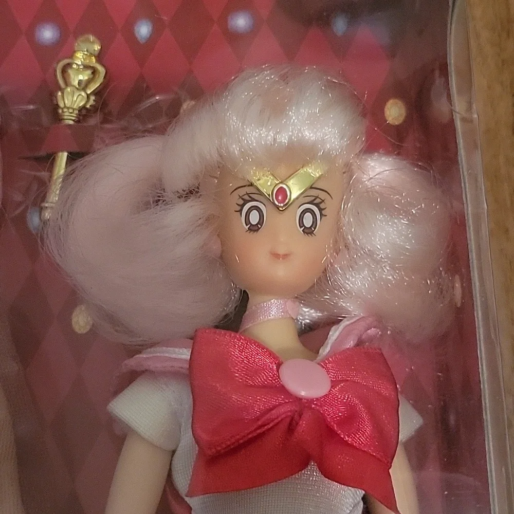 RARE Sailor Moon Deluxe Adventure Dolls Wicked Black Lady Rini Minimoon pink - Picture 3 of 9